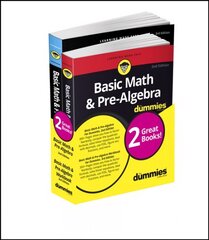 Basic Math & Pre-Algebra For Dummies Book plus Workbook Bundle hinta ja tiedot | Talouskirjat | hobbyhall.fi