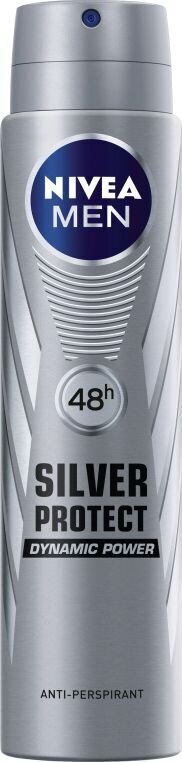 Nivea Men Silver Protect suihkedeodorantti mihelle, 250 ml hinta ja tiedot | Deodorantit | hobbyhall.fi