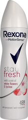 Suihkedeodorantti Rexona Stay Fresh White Flowers & Lychee, 150 ml hinta ja tiedot | Rexona Hajuvedet ja kosmetiikka | hobbyhall.fi