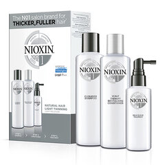 Aseta Nioxin 3D Care System 1: Shampoo 300 ml + hoitoaine 300 ml + seerumi 100 ml hinta ja tiedot | Shampoot | hobbyhall.fi