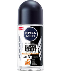 Nivea Men Invisible For Black & White Ultimate Impact antiperspirantti miehelle 50 ml hinta ja tiedot | Nivea Hajuvedet ja kosmetiikka | hobbyhall.fi
