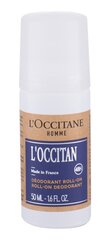 L'Occitane Men roll-on deodorantti miehelle 50 ml hinta ja tiedot | Vichy Hygieniatuotteet | hobbyhall.fi