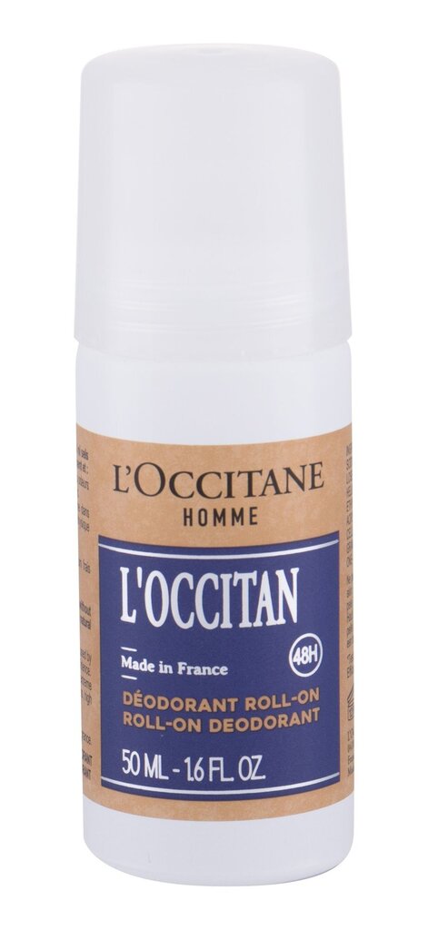 L'Occitane Men roll-on deodorantti miehelle 50 ml hinta ja tiedot | Deodorantit | hobbyhall.fi
