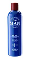 Shampoo, hoitoaine ja vartalonpesuaine CHI MAN The One 3-in-1 shampoo, hoitoaine ja vahvistin. Vartalopesu 355ml hinta ja tiedot | Shampoot | hobbyhall.fi