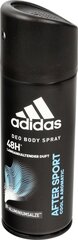Adidas After Sport suihkedeodorantti mihelle 150 ml hinta ja tiedot | Deodorantit | hobbyhall.fi