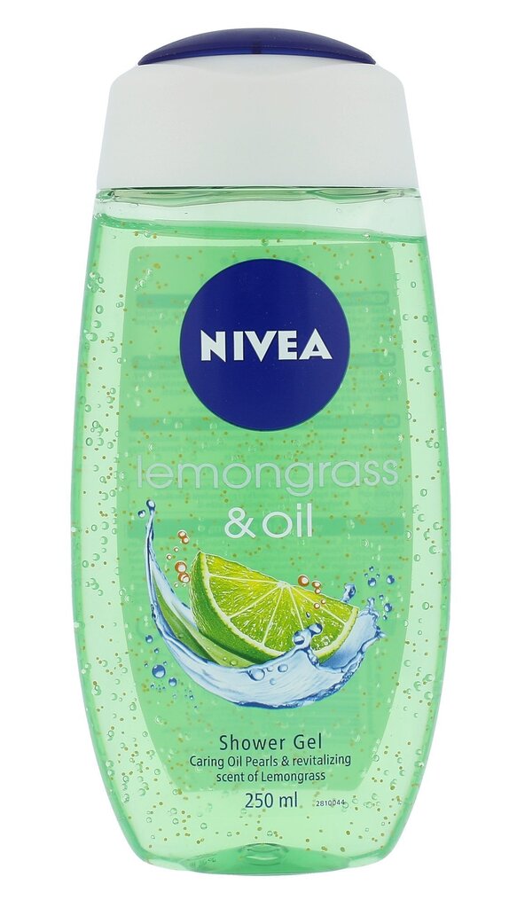 Nivea Lemongrass & Oil suihkugeeli 250 ml hinta ja tiedot | Suihkusaippuat ja suihkugeelit | hobbyhall.fi