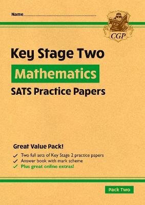 KS2 Maths SATS Practice Papers: Pack 2 - for the 2025 tests (with free Online Extras) hinta ja tiedot | Nuortenkirjat | hobbyhall.fi