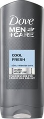 Dove Men + Care Micro Moisture Cool Fresh -suihkugeeli miehille 250 ml hinta ja tiedot | Suihkusaippuat ja suihkugeelit | hobbyhall.fi