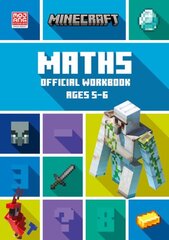 Minecraft Maths Ages 5-6: Official Workbook hinta ja tiedot | Vieraiden kielten oppimateriaalit | hobbyhall.fi