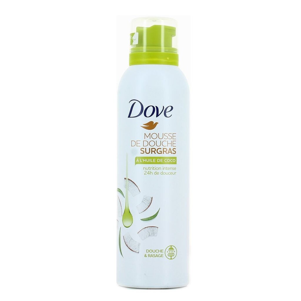Dove Shower Mousse Coconut Oil suihkuvaahto 200 ml hinta ja tiedot | Suihkusaippuat ja suihkugeelit | hobbyhall.fi