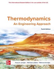 Thermodynamics: An Engineering Approach ISE 10th edition hinta ja tiedot | Yhteiskunnalliset kirjat | hobbyhall.fi