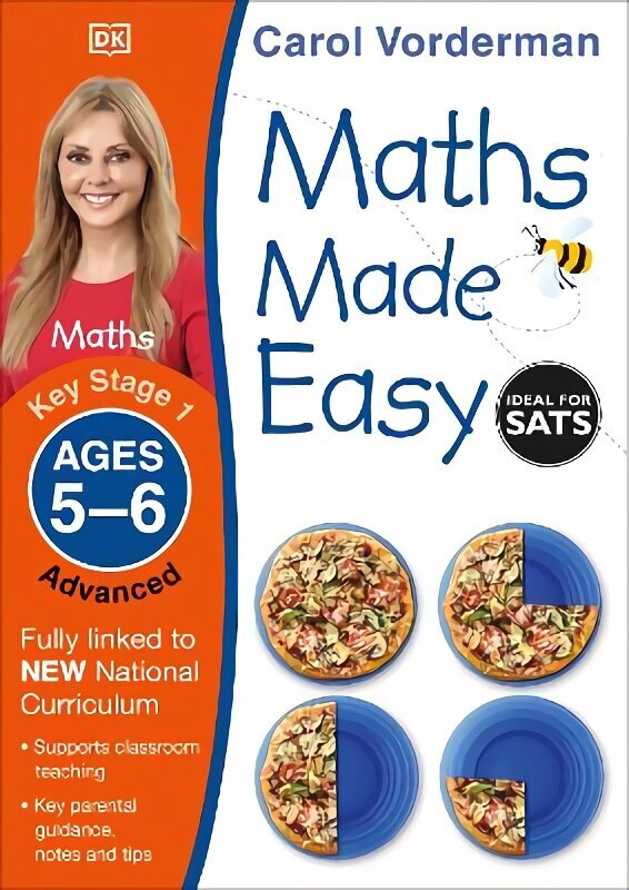 Maths Made Easy: Advanced, Ages 5-6 (Key Stage 1): Supports the National Curriculum, Maths Exercise Book hinta ja tiedot | Nuortenkirjat | hobbyhall.fi