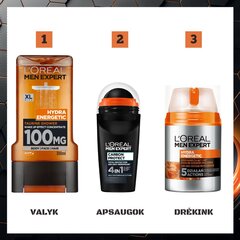 Suihkugeeli L'Oreal Men Expert Hydra Energetic Taurine miehille 300 ml hinta ja tiedot | Suihkusaippuat ja suihkugeelit | hobbyhall.fi