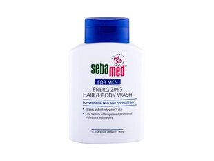 SebaMed For Men Energizing Hair & Body Wash shampoo miehelle 200 ml hinta ja tiedot | Suihkusaippuat ja suihkugeelit | hobbyhall.fi