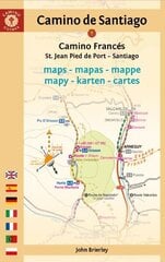 Camino De Santiago Maps: St. Jean Pied De Port - Santiago De Compostela 2024 edition hinta ja tiedot | Matkakirjat ja matkaoppaat | hobbyhall.fi