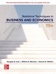 Statistical Techniques in Business and Economics ISE 19th edition hinta ja tiedot | Talouskirjat | hobbyhall.fi