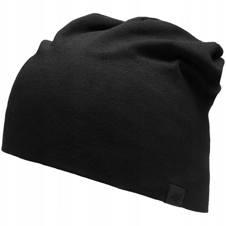 Zimming Cap 4F Beanie 4FAW23ACAPU318 Czarna onesize hinta ja tiedot | Naisten päähineet | hobbyhall.fi