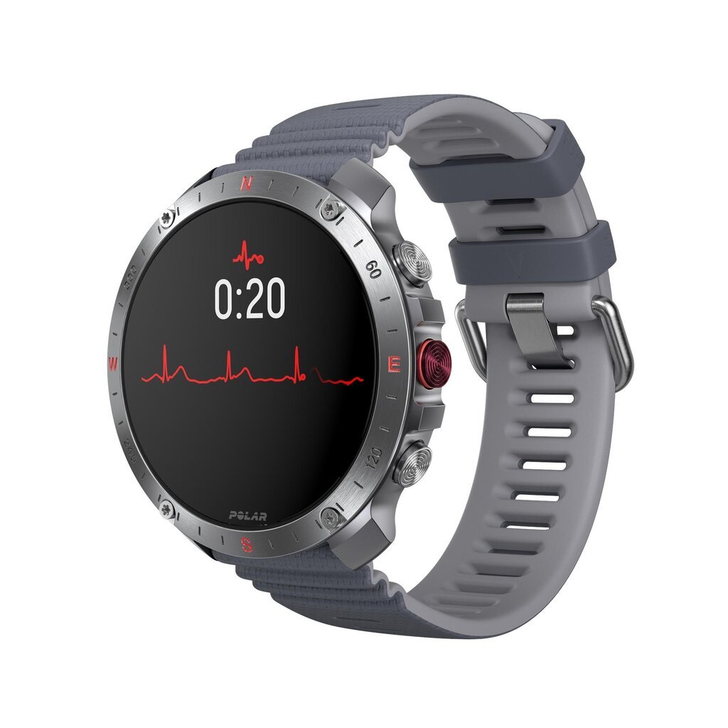 Polar Grit X2 Pro Sports Smart Watch, Hopea/harmaa hinta ja tiedot | Aktiivisuusrannekkeet | hobbyhall.fi