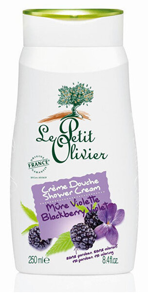 Le Petit Olivier Shower Blackberry Violet suihkuvoide 250 ml