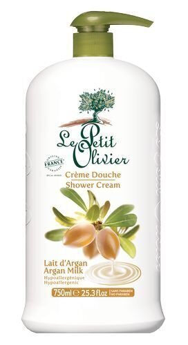 Le Petit Olivier Shower Argan Milk suihkuvoide 750 ml hinta ja tiedot | Suihkusaippuat ja suihkugeelit | hobbyhall.fi