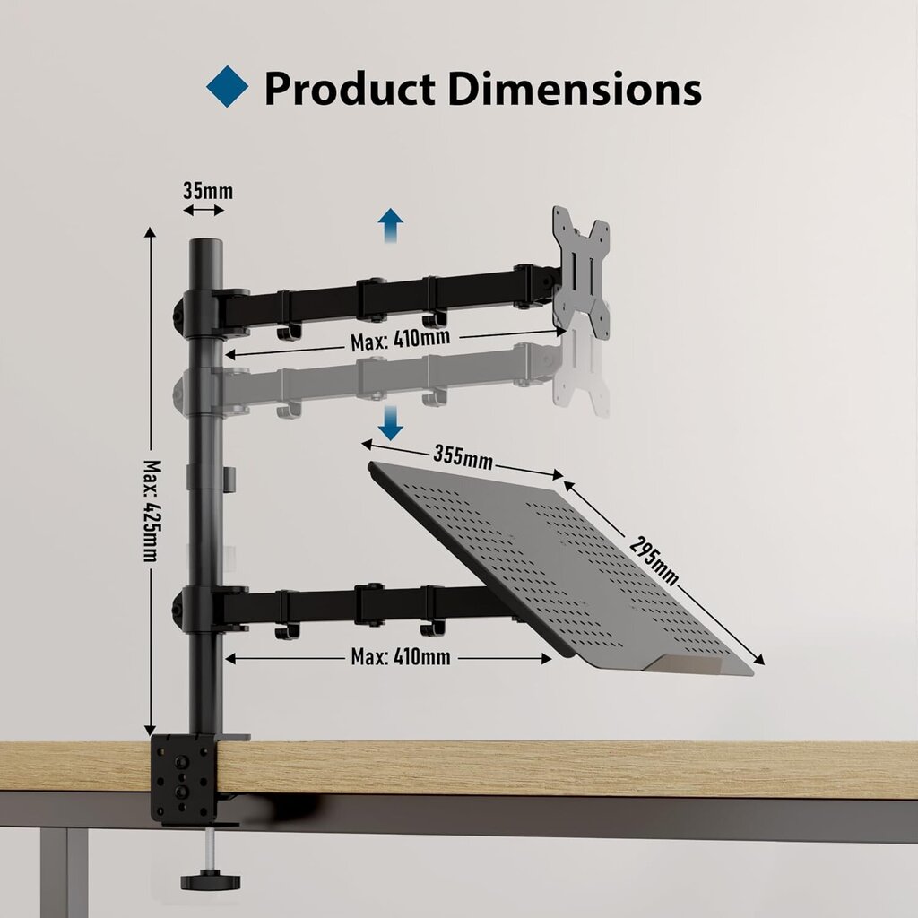 BONTEC näytön pidike hinta ja tiedot | Näyttötelineet | hobbyhall.fi