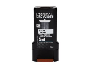 L´Oréal Paris Men Expert Total Clean suihkugeeli miehelle 300 ml hinta ja tiedot | L'Oréal Paris Vartalonhoito | hobbyhall.fi