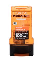 L´Oréal Paris Men Expert Hydra Energetic suihkugeeli miehelle 300 ml hinta ja tiedot | Suihkusaippuat ja suihkugeelit | hobbyhall.fi