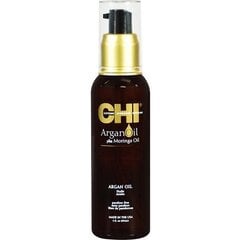 Argan ja Moringa öljytuote hiuksille CHI Argan Oil 89ml hinta ja tiedot | Farouk Hajuvedet ja kosmetiikka | hobbyhall.fi