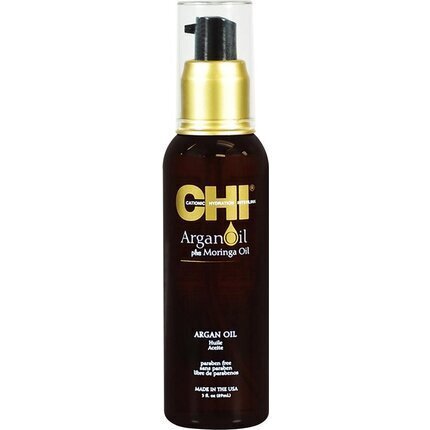 Argan ja Moringa öljytuote hiuksille CHI Argan Oil 89ml hinta ja tiedot | Naamiot, öljyt ja seerumit | hobbyhall.fi