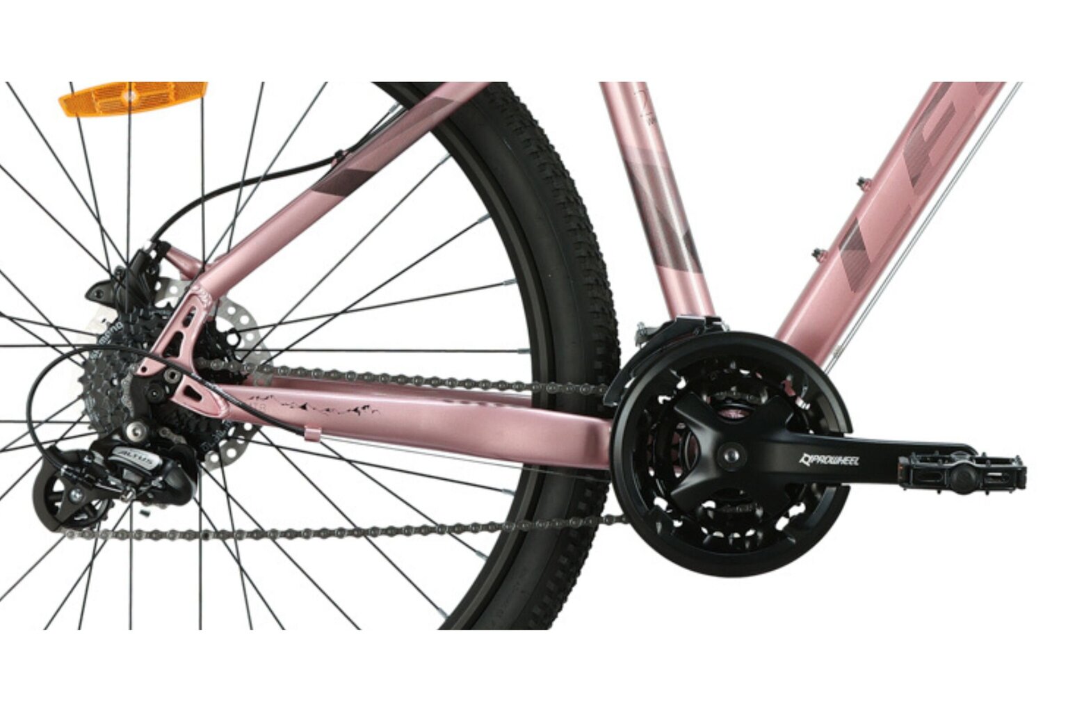 Pyörä MTB Davi XC Lady, 27,5", alumiini, 155-175 cm, 24 vaihdetta, vaaleanpunainen hinta ja tiedot | Polkupyörät | hobbyhall.fi