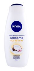 Nivea Welcome Sunshine suihkugeeli 750 ml hinta ja tiedot | Suihkusaippuat ja suihkugeelit | hobbyhall.fi