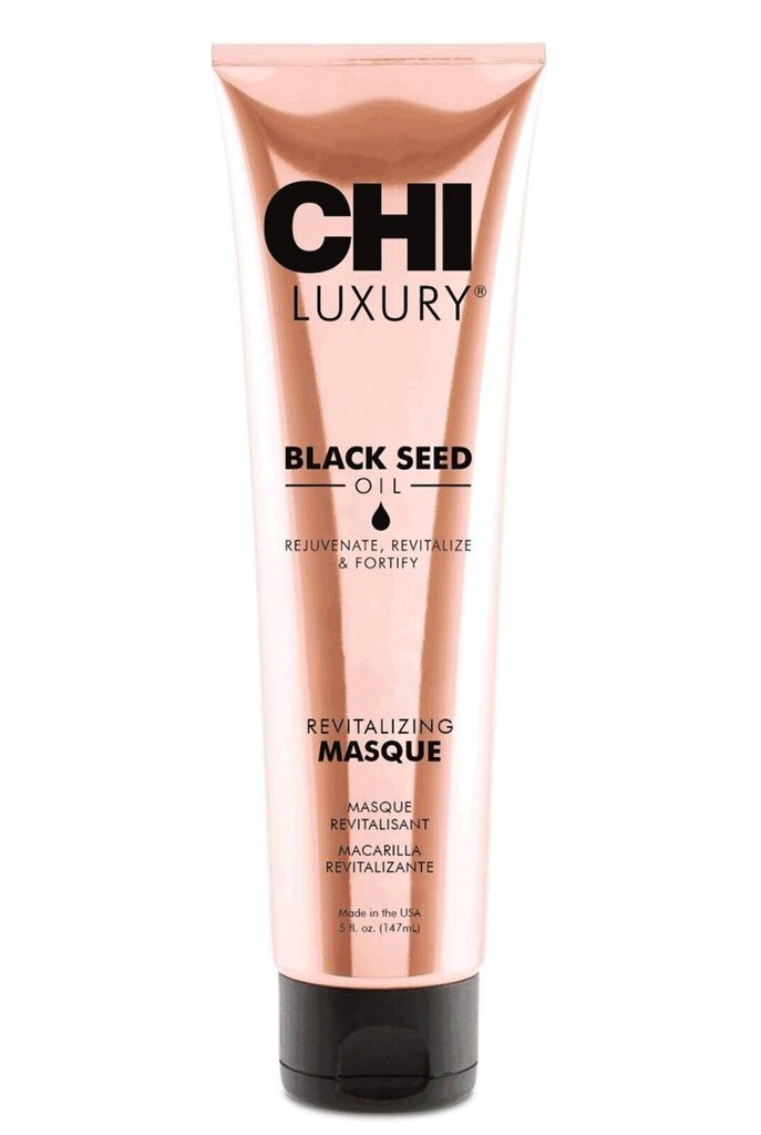 Naamio kuiville hiuksille CHI Luxury Black Seed Oil Revitalizing Masque 148ml hinta ja tiedot | Naamiot, öljyt ja seerumit | hobbyhall.fi