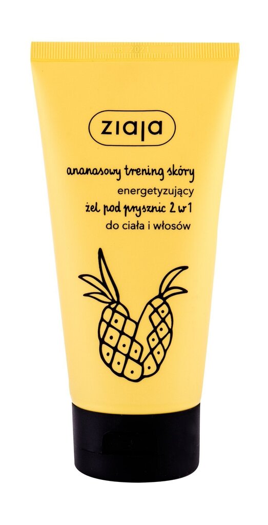 Ziaja Pineapple 2in1 suihkugeeli 160 ml hinta ja tiedot | Suihkusaippuat ja suihkugeelit | hobbyhall.fi