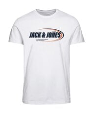 Jack & Jones lasten T-paita 12267656*03, valkoinen 5715610370041 hinta ja tiedot | Naisten T-paidat | hobbyhall.fi