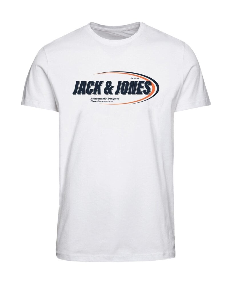 Jack & Jones lasten T-paita 12267656*03, valkoinen 5715610370041 hinta ja tiedot | Naisten T-paidat | hobbyhall.fi