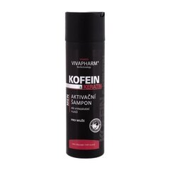 Vivaco VivaPharm Keratin & Caffeine shampoo miehelle, 200 ml hinta ja tiedot | Suihkusaippuat ja suihkugeelit | hobbyhall.fi