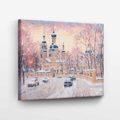 Maalaa numeroittain Kolminaisuuden kirkko Tapymas.lt 40x50 cm hinta ja tiedot | Maalaa numeroiden mukaan | hobbyhall.fi