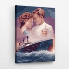 Maalaa numeroittain Titanic Tapymas.lt 40x50 cm hinta ja tiedot | Maalaa numeroiden mukaan | hobbyhall.fi