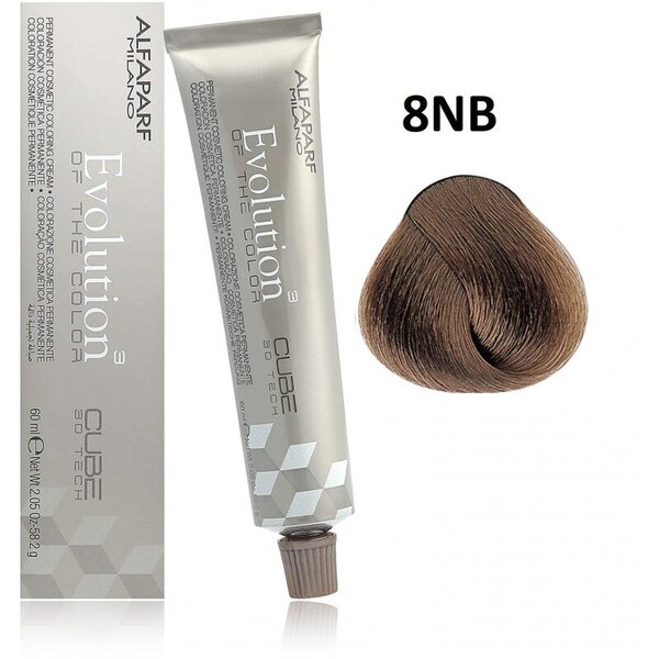 Hiusväri AlfaParf Milano Evolution Of The Color 8NB Light Warm Natural Blonde, 60ml