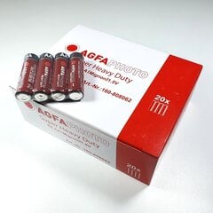 AgfaPhoto Elements Heavy Duty AA 80kpl hinta ja tiedot | Paristot | hobbyhall.fi