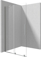 Deante Prizma Walk-in liukuva suihkuseinä, Brushed steel, 90x195 cm hinta ja tiedot | Suihkuseinät ja -ovet | hobbyhall.fi