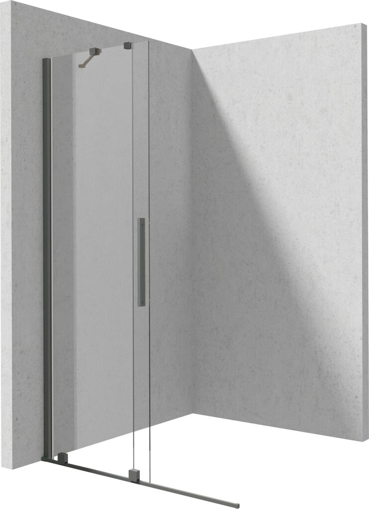 Deante Prizma Walk-in suihkuseinä, titaani, 100x195 cm hinta ja tiedot | Suihkuseinät ja -ovet | hobbyhall.fi