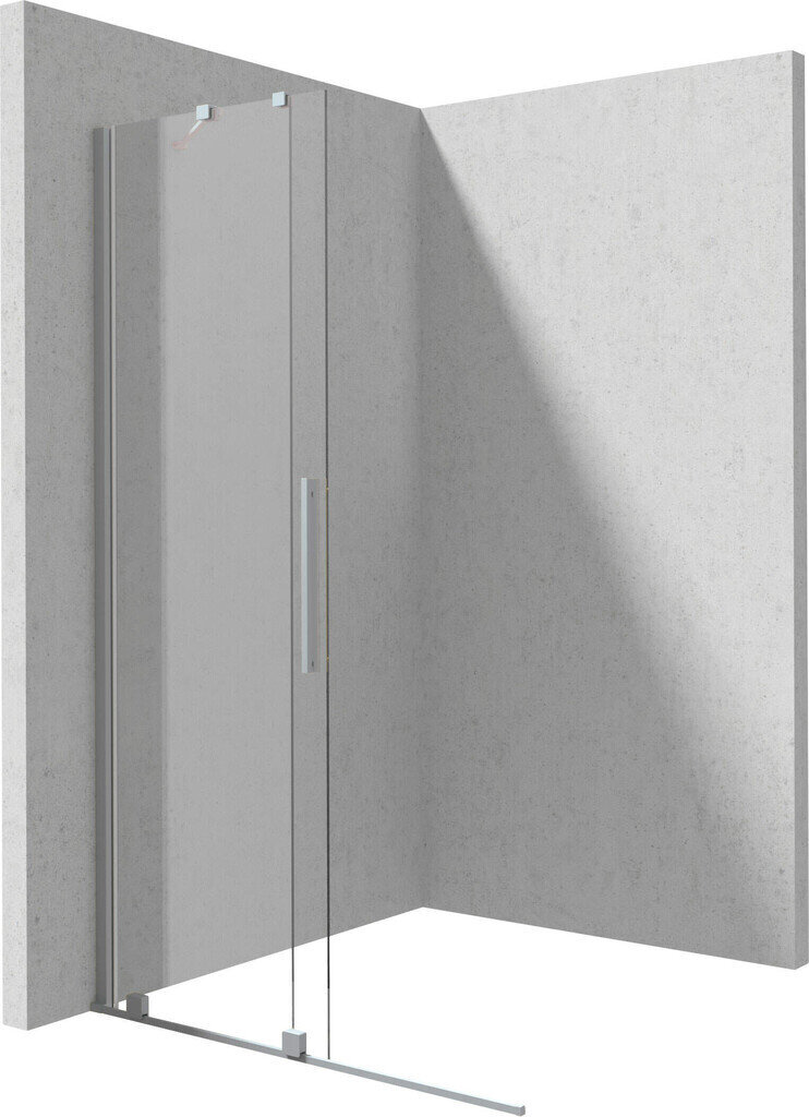 Deante Prizma Walk-in liukuva suihkuseinä, Brushed steel, 100x195 cm hinta ja tiedot | Suihkuseinät ja -ovet | hobbyhall.fi