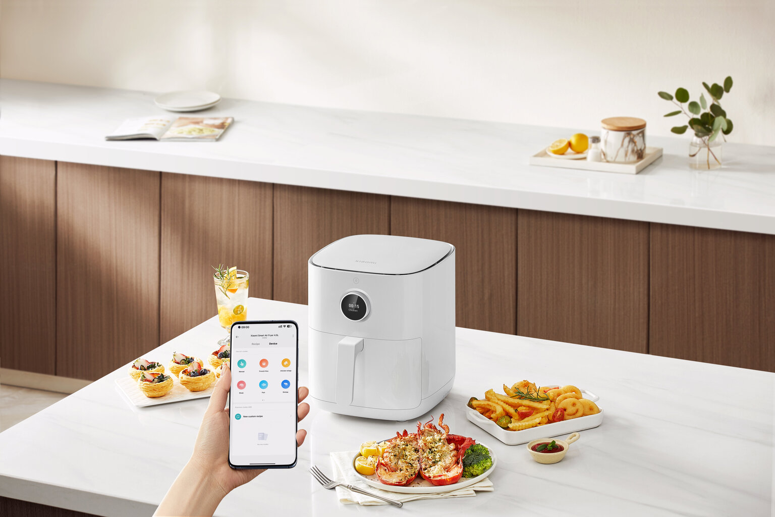 Xiaomi Smart Air Fryer 55022 hinta ja tiedot | Airfryerit ja friteerauskeittimet | hobbyhall.fi