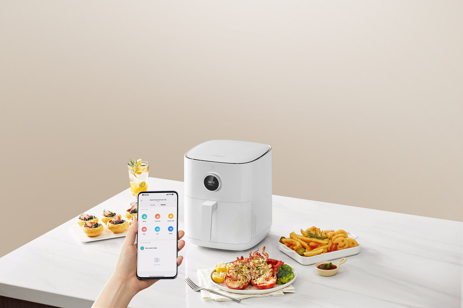 Xiaomi Smart Air Fryer 55022 hinta ja tiedot | Airfryerit ja friteerauskeittimet | hobbyhall.fi