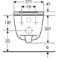 Geberit AquaClean Sela WC-kattila pesutoiminnolla, riippuva WC-kattila, valkoinen 146.250.01.1 hinta ja tiedot | WC-istuimet | hobbyhall.fi