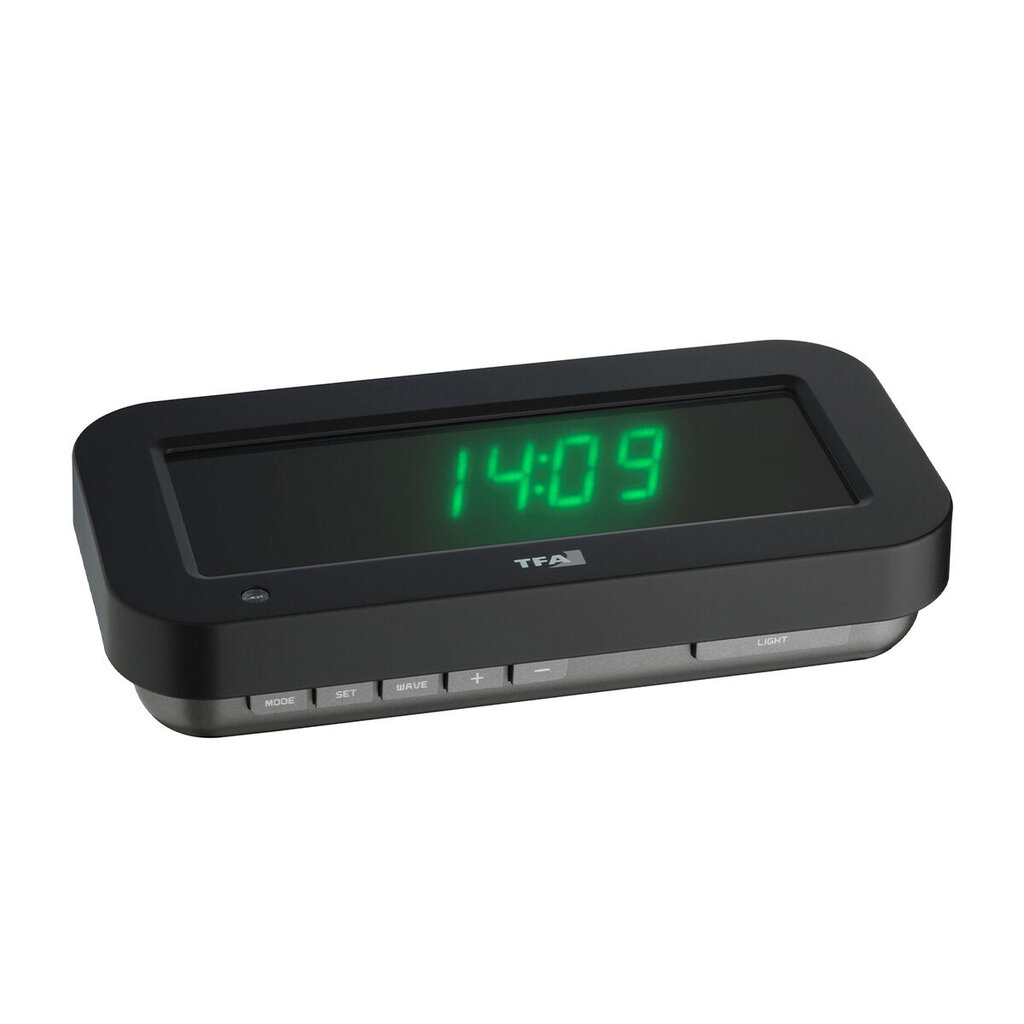 Digitaalinen radio-ohjattu kello 3D-efektillä HOLOCLOCK TFA 60.5009.04 hinta ja tiedot | Sääasemat, lämpö- ja kosteusmittarit | hobbyhall.fi