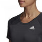 Naisten urheilupaita Adidas Runner Tee W FM7641, musta hinta ja tiedot | Naisten urheiluvaatteet | hobbyhall.fi