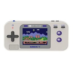 Retro kannettava pelikonsoli, jossa on 220 peliä My Arcade Gamer V Classic 220, harmaa hinta ja tiedot | Pelikonsolit | hobbyhall.fi