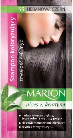 Sävyttävä shampoo Marion 40 ml, 59 Ebony Black hinta ja tiedot | Hiusvärit | hobbyhall.fi